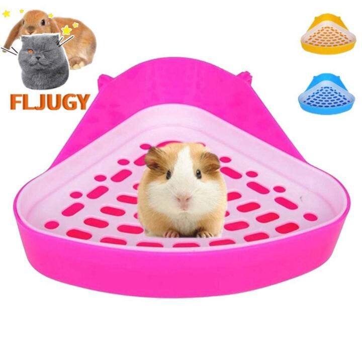 FLJUGY Guinea Pig Puppy Practical Container Cages Accessories Pee Pot