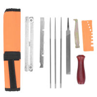 10Pcs Chainsaw Sharpener File Kit Chainsaw Chains Accessory สำหรับสวน Workshop Craft Projects