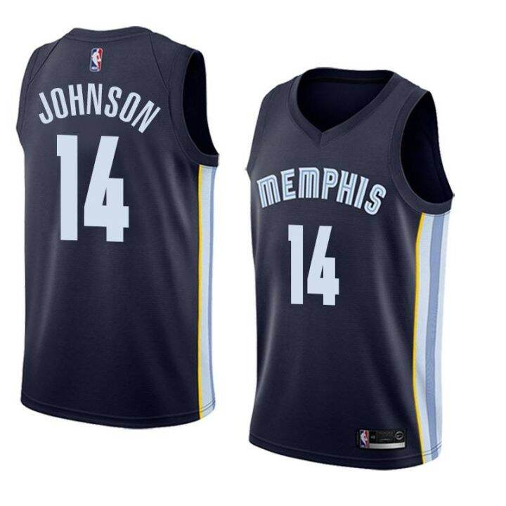 เสื้อผ้าบาสเกตบอลคุณภาพสูง-เสื้อกีฬาบาสเก็ตบอล-nba-jersey-memphis-grizzlies-johnson-brooks-conley-davis-สไตล์คลาสสิก