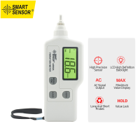 SMART SENSOR AS63A เครื่องวัดการสั่นสะเทือนแบบดิจิตอลพร้อมเครื่องวิเคราะห์การสั่นสะเทือนหน้าจอ LCD เครื่องทดสอบการเร่งความเร็วเอาต์พุต Ac/ ความเร็ว/การวัดการเคลื่อนที่