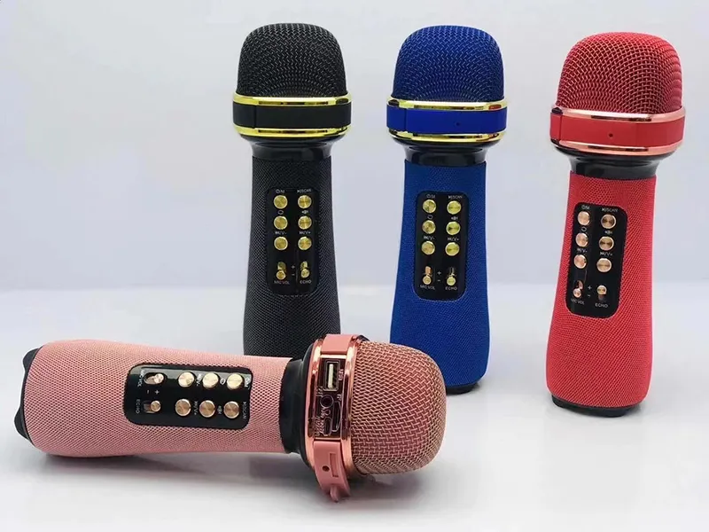 WSTER Bluetooth Microphone avec Haut-parleur HiFi WS-898-20
