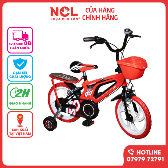 Xe đạp trẻ em nhựa chợ lớn k111 dành cho bé từ 2 - 4 tuổi - ảnh sản phẩm 1