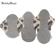 Betty Bear 3pcs S-L Cotton Graphene Sanitary Napkins for Women Can Be