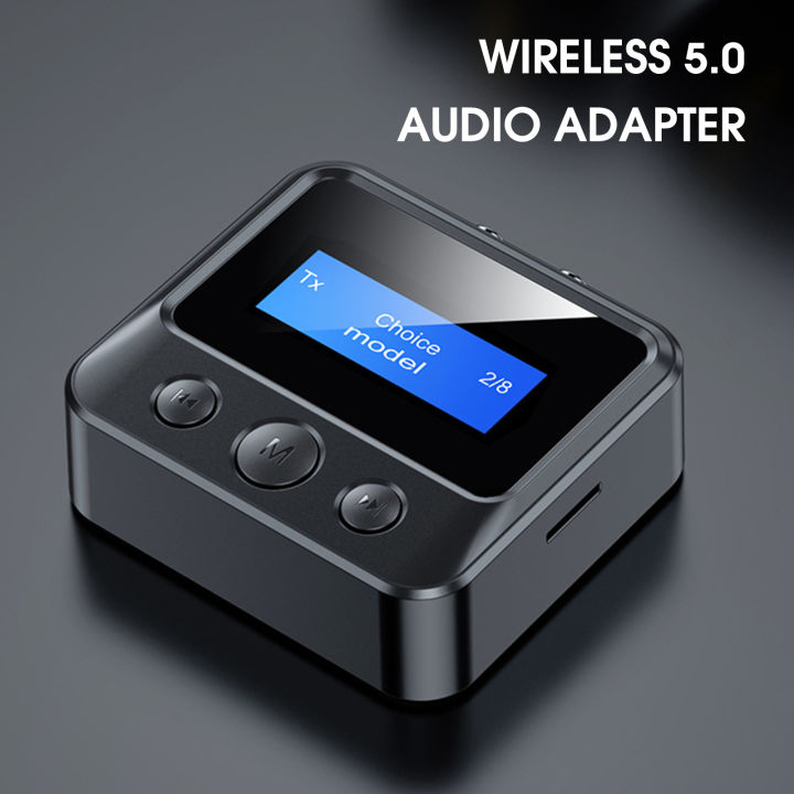 ตัวรับสัญญาณเสียง-eguan-มัลติฟังก์ชั่น-lossless-lcd-จอแสดงผลดิจิตอล-bluetooth-compatible5-0ตัวรับสัญญาณระบบเสียงแบบไร้สายไวต่อตัวรับส่งสัญญาณเครื่องเสียงอุปกรณ์ระบบเสียง