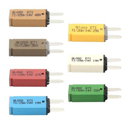 【YF】 DC 14V 5A 7.5A 10A 15A 20A 30A Automatic Reset Mini ATM Circuit Breaker Blade Fuse For Car Truck Boat With Recovery