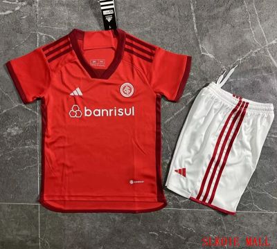 ชุดเสื้อเจอร์ซีย์ฟุตบอลคุณภาพไทย2023 2024สำหรับเด็กสไตล์บราซิล