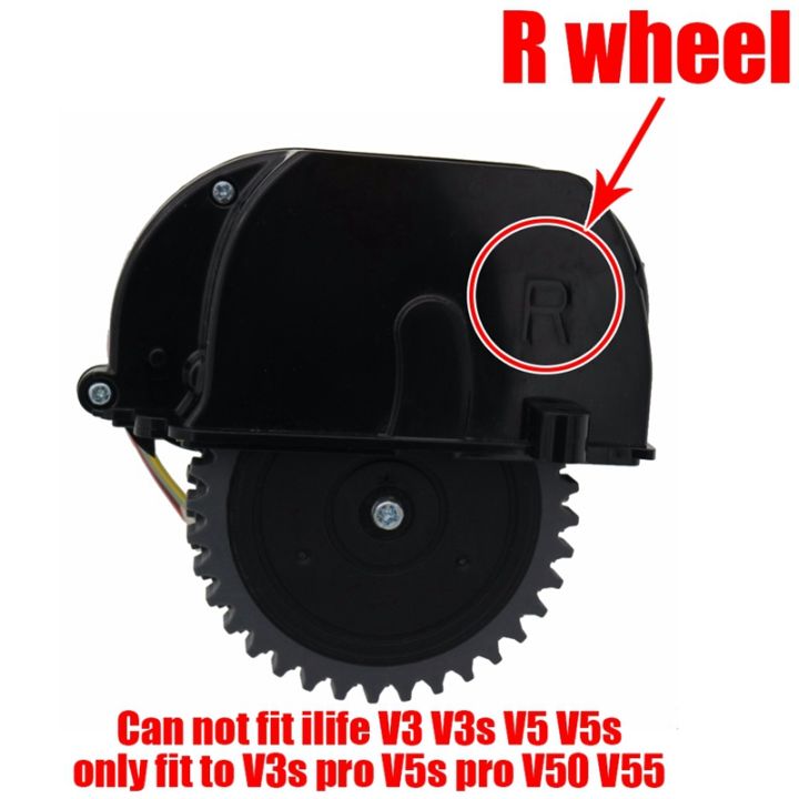 wheel-for-ilife-v3s-pro-v5s-pro-v50-v55-robot-vacuum-cleaner-parts-include-motor