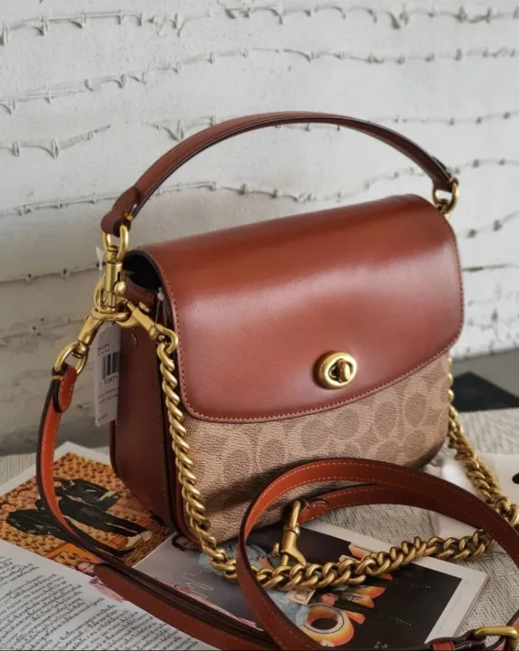 coach cassie crossbody in signature canvas