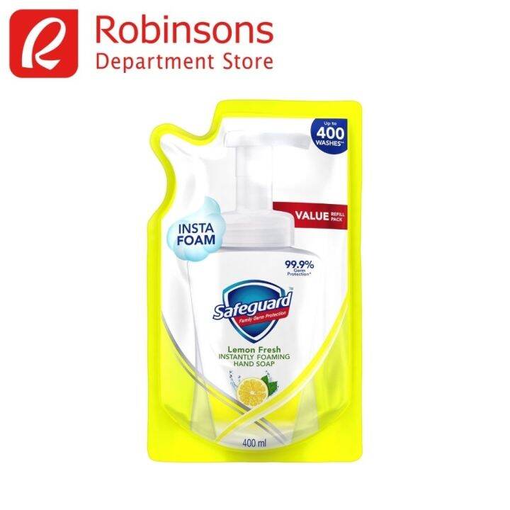 Safeguard Foaming Hand Soap Lemon 400ml Refill Lazada PH