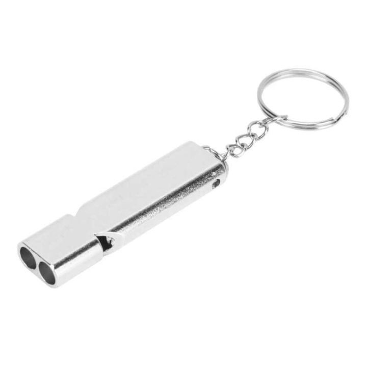 keychain-whistle-robust-emergency-whistle-double-tube-with-keychain-for-fishing-for-hiking-survival-kits