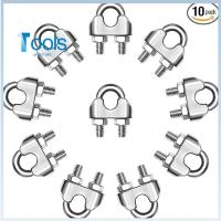 เครื่องมือ421จัดเก็บ10ชิ้น304สแตนเลส M5คลิปลวดสลิงตัวยูสลักเกลียวอานตัวคลิปสายเคเบิลเชือกคลิปสายยึดเชือกคุณภาพสูง