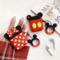 เคสซิลิโคนน่ารักการ์ตูน3D เคสหูฟังคู่,สำหรับ Apple AirPods 1 2 3 Pro ฝาครอบซิลิโคนหูฟัง Air Pods เคสกระเป๋าป้องกันพร้อมแหวนนิ้วอุปกรณ์เสริม AirPod