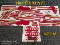 สติ๊กเกอร์ ฟีโน่ FINO สีแดง V ปี 2012รุ่น 21