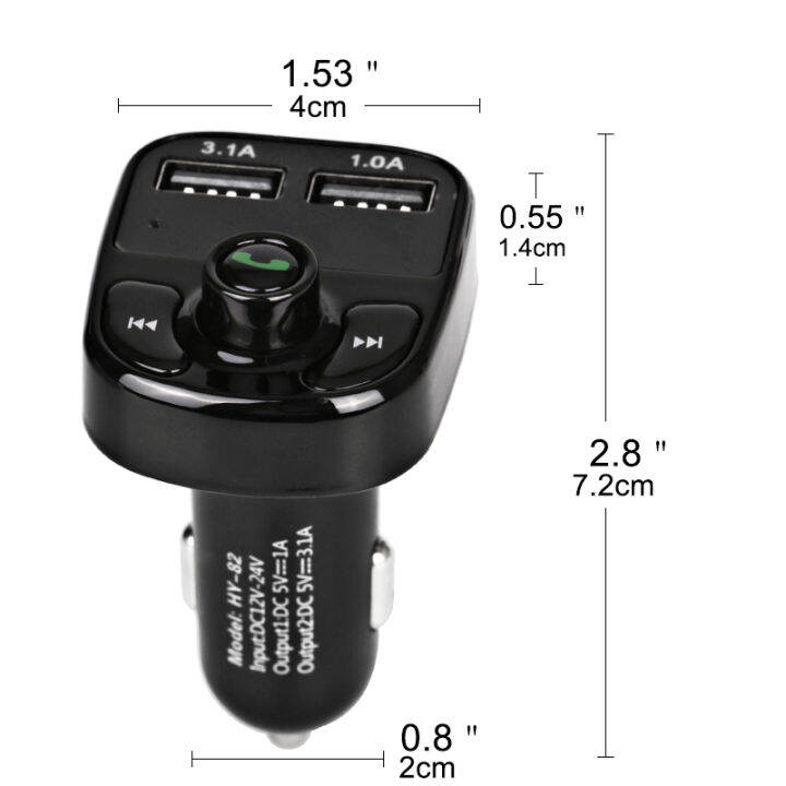 dual-ports-usb-car-charger-quick-charge-bluetooth-4-1a-led-digital-แสดงผล12-24v-car-fast-charging-accessories-interior