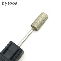 HYTOOS Barrel Diamond Burr Nail Drill Bit Rotary Milling Cutter Manicure Cutters Electric Nail Drill Accessories-D-1