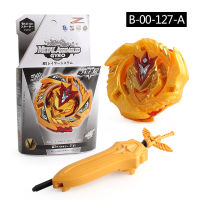 Classic Top Toy Limited Gold Version B-00-127 Series Alloy Battle Top Toy Equipped Two-way Pull Ruler Launcher Kids Toys