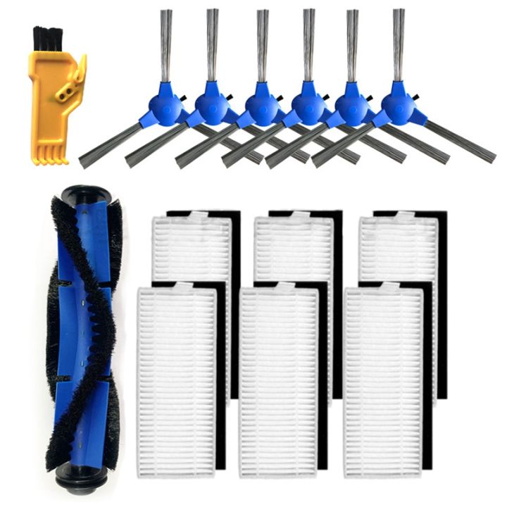 replacement-kit-compatible-robovac-11s-robovac-30-robovac-30c-robovac-15c-robovac-12-accessories-vacuum-filters-side-brushes-rolling-brush-pack-of-14