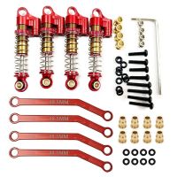 For FMS FCX24 Metal 39mm Shock Absorbers and Chassis Links Tie Rod 1/24 RC Crawler Car Upgrades Parts Accessories