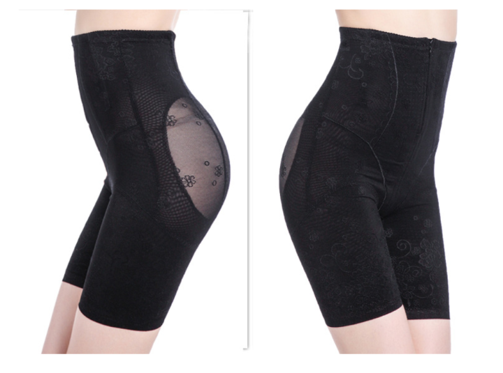 ผู้หญิง-shapewear-ซิปหน้าอกสูงเอว-tummy-ควบคุมกางเกงกระชับสัดส่วนยกสะโพก-corset-ชุดชั้นใน