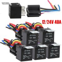 【CC】♘  4 5-Pin Car Relay 12 V/24 V and Harness Heavy Duty SPDT Automotive With Terminal