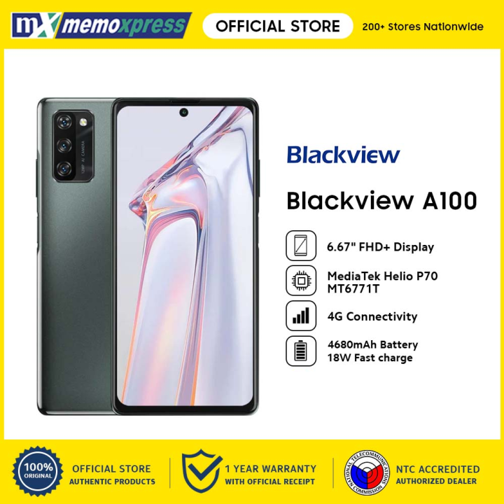 Blackview A100 128GB ROM + 6GB RAM - Memoxpress | Lazada PH