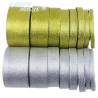 【YF】▧❖  (25 yards/lot) Gold and ribbon packaging ribbons high-grade quality Wholesale