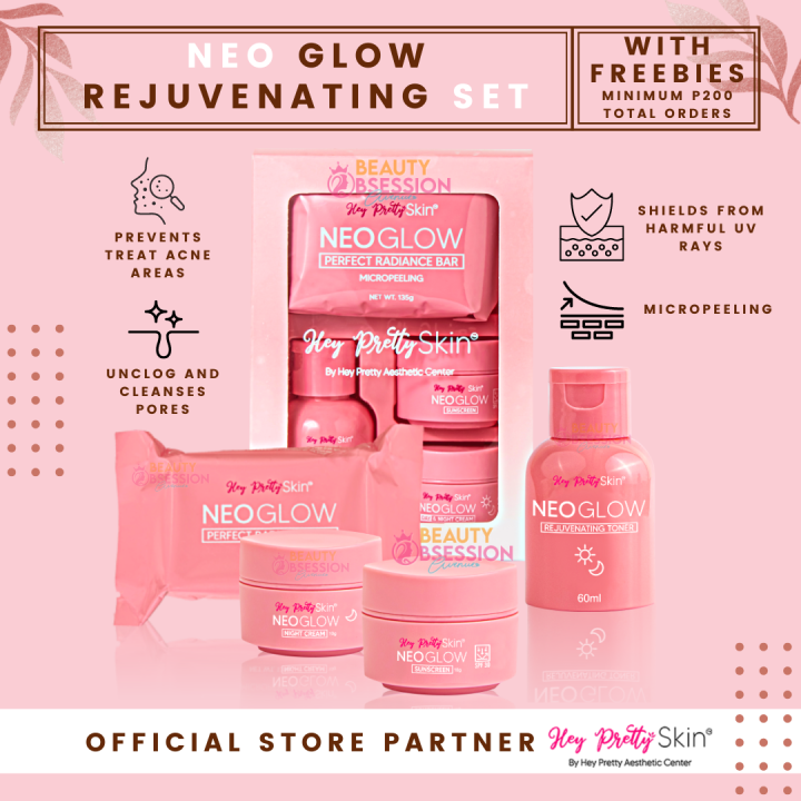 Neo Glow Rejuvenating Set Hey Pretty Skin Lazada Ph 