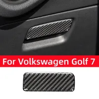 สำหรับ Volkswagen Vw Golf 7 Gti Mk7 2013-2019กล่องเก็บนักบินคาร์บอนไฟเบอร์สวิตช์สติ๊กเกอร์ตกแต่งกรอบอุปกรณ์เสริมรถยนต์