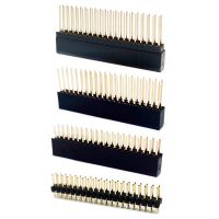 5PCS 2x20 40 Pin Stacking Female Header Kit for Raspberry Pi 4B/3B /3B/2B/B /A /Zero(Zero W) Raspberry Pi GPIO Stacking