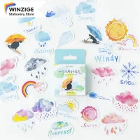 Winzige 46Pcs Stickers Set Diary Planner Traveler