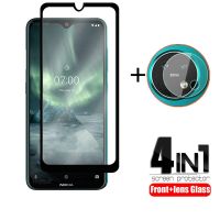 4-in-1 For Nokia 7.2 Glass For Nokia 7.2 Tempered Glass Screen Protector Protective Camera Film For Nokia 6.2 7.2 5.3 Lens Glass  Screen Protectors