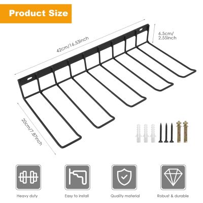 Power Tool Organizer Drill Storage Rack Shelf Wall Mounted Heavy Duty Power Drill Holder for Drill Charging Station