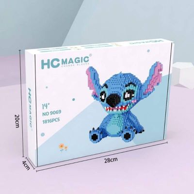 ตัวต่อ HC Magic 9069  จำนวนตัวต่อ 1816 ชิ้น