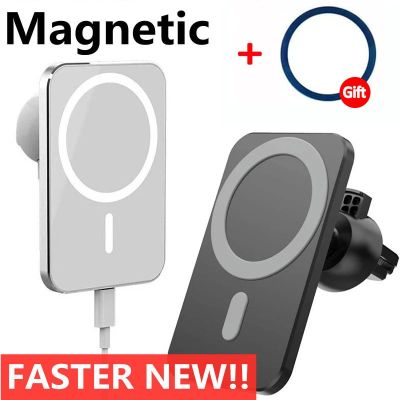 Strong Magnetic Car Wireless Chargers Air Vent Phone Holder for iphone 12 13 14 Mini Pro Max  Car Charger Fast Charging Station