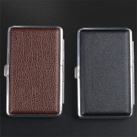 Long Ciggarett CaseTravel Leather Tobaco Box Holder Smking Accessories