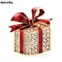 【YF】 Wuli baby Rhinestone Enamel Brooches Men Brooch Pin Gifts