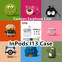 READY STOCK! For InPods I13 Case Cartoon Oreo &amp; Pink Bear for InPods I13 Casing Soft Earphone Case Cover