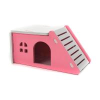 Hamster Hideout House Hamster Exercise Toy Small Hideout With Slide Play Toys Mouse Rat Small Animals Chew