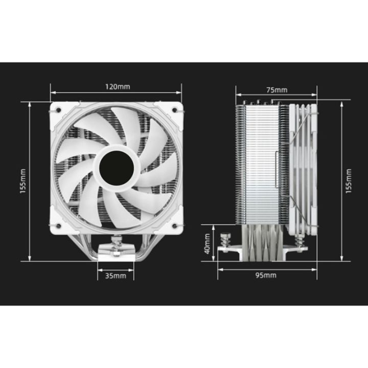as600-cpu-cooler-argb-6-heat-pipe-cpu-radiator-cpu-cooler-fan-hydraulic-bearing-pwm-for-multi-platform-i7