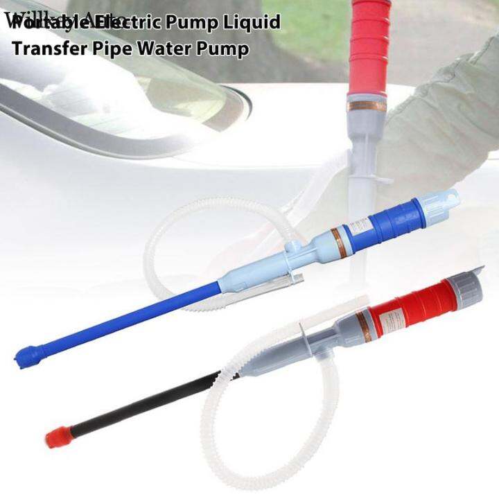 Electric Battery Powered Siphon Oil Water Petrol Liquid Transfer Pumps