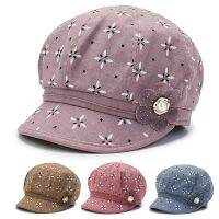 Middle-aged and elderly hats womens spring autumn mother caps thin cloth grandma summer old lady hats