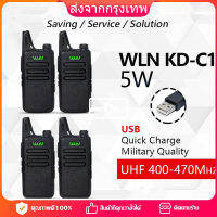 [จัดส่งในกรุงเทพฯ]WLN-C1วิทยุสื่อสาร เครื่องส่งรับวิทยุ10km สถานที่ก่อสร้าง สำรวจป่า โรงแรม ความปลอดภัย มินิวอล์คกี้ทอล์คกี้  เครื่อง 400-480MHz walkie-talkie 1PCS Two way radio เครื่อง สีดํา ชุดวิ