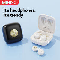 MINISO M13 ชุดหูฟังบลูทูธการนำอากาศไร้สายที่แท้จริงที่ไม่ใช่ในหู HIFI Lossless คุณภาพเสียงกีฬาวิ่งโทรตัดเสียงรบกวนหูคลิปชุดหูฟัง