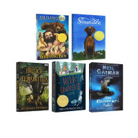 Set 2 HarperCollins Newberry award winning novel 5 volumes lance index 600-900l English original childrens literature benchmark for teenagers extracurricular reading