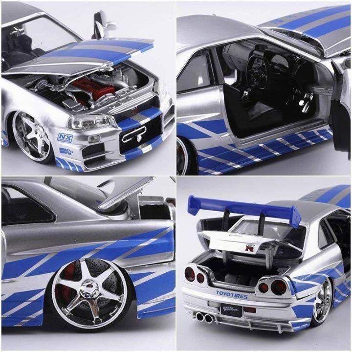 1-24นิสสัน-gtr-r34-skyline-ares-ของเล่นล้อแม็กรถยนต์-d-iecasts-และของเล่นยานพาหนะรถรุ่นขนาดจิ๋วรุ่นรถของเล่นสำหรับเด็ก