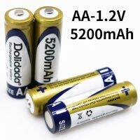 【support】 Green Street 100% Original 1.2V AA 5200MAh Ni-MH Aa แบบชาร์จไฟได้สำหรับของเล่นไมโครโฟนกล้อง