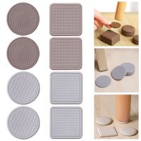 ﹍❉☁ 8PCS Anti Slip Silicone Table Leg Caps Mute Sofa Furniture Leg Pad Chair Feet Cover Floor Protector