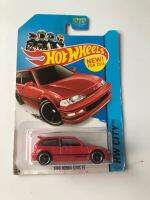 Hot Wheels Cars 1990 HONDA CIVIC EF 164 Metal Die-Cast Model Toy Vehicles