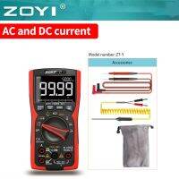 ZZOOI ZOYI Professional Digital Multimeter True-RMS 9999 3-Line Display Analog Tester Current Voltmeter Capacitor Temp VFC NCV Meter