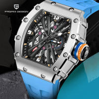 PAGANI DESIGN Mens นาฬิกาควอตซ์ VH65นาฬิกาผู้ชายแบรนด์หรูกีฬา Sapphire Barrel-Shaped กันน้ำ Reloj Hombre 2023